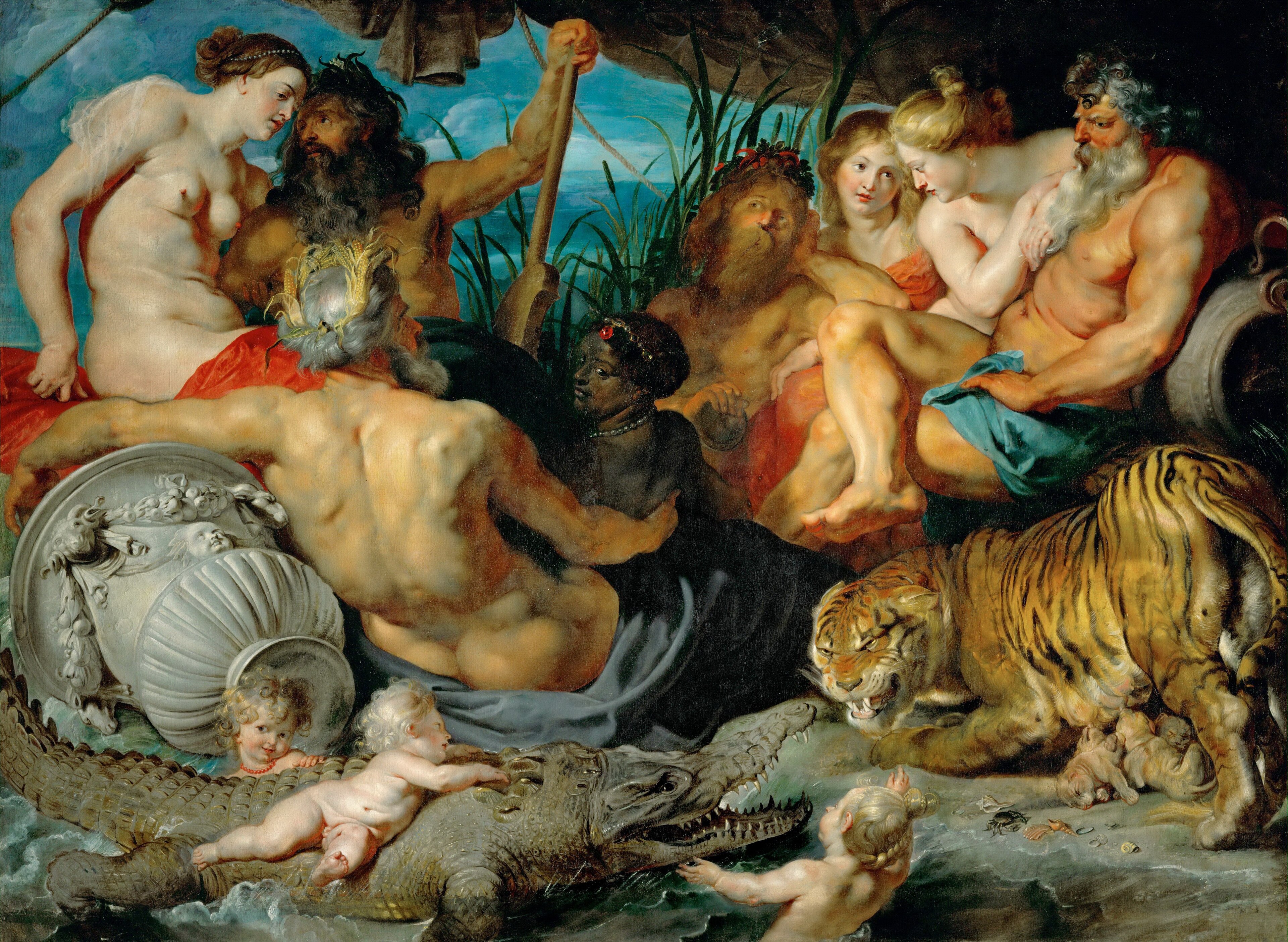 The Four Rivers of Paradise by Peter Paul Rubens